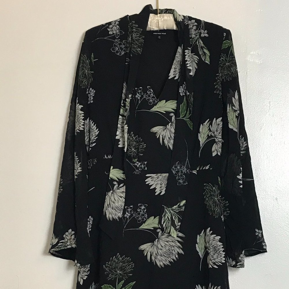 Green Floral Dress